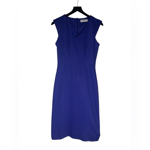 MM Lafleur Dresses & Skirts - M.M. Lafleur Evelyn 2.0 Textured Ponte Dress Size 6 Purple